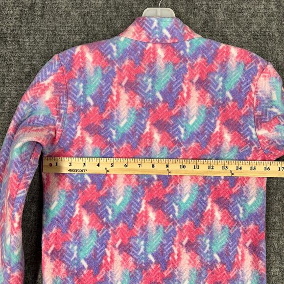 Eddie Bauer Girls Lone Peak Fleece Jacket Insert Small 7-8 Magenta Full-zip - Picture 7 of 9